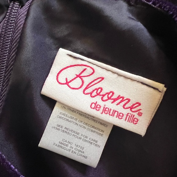 Purple Dress Kids Girls Size 5 - Picture 3 of 3